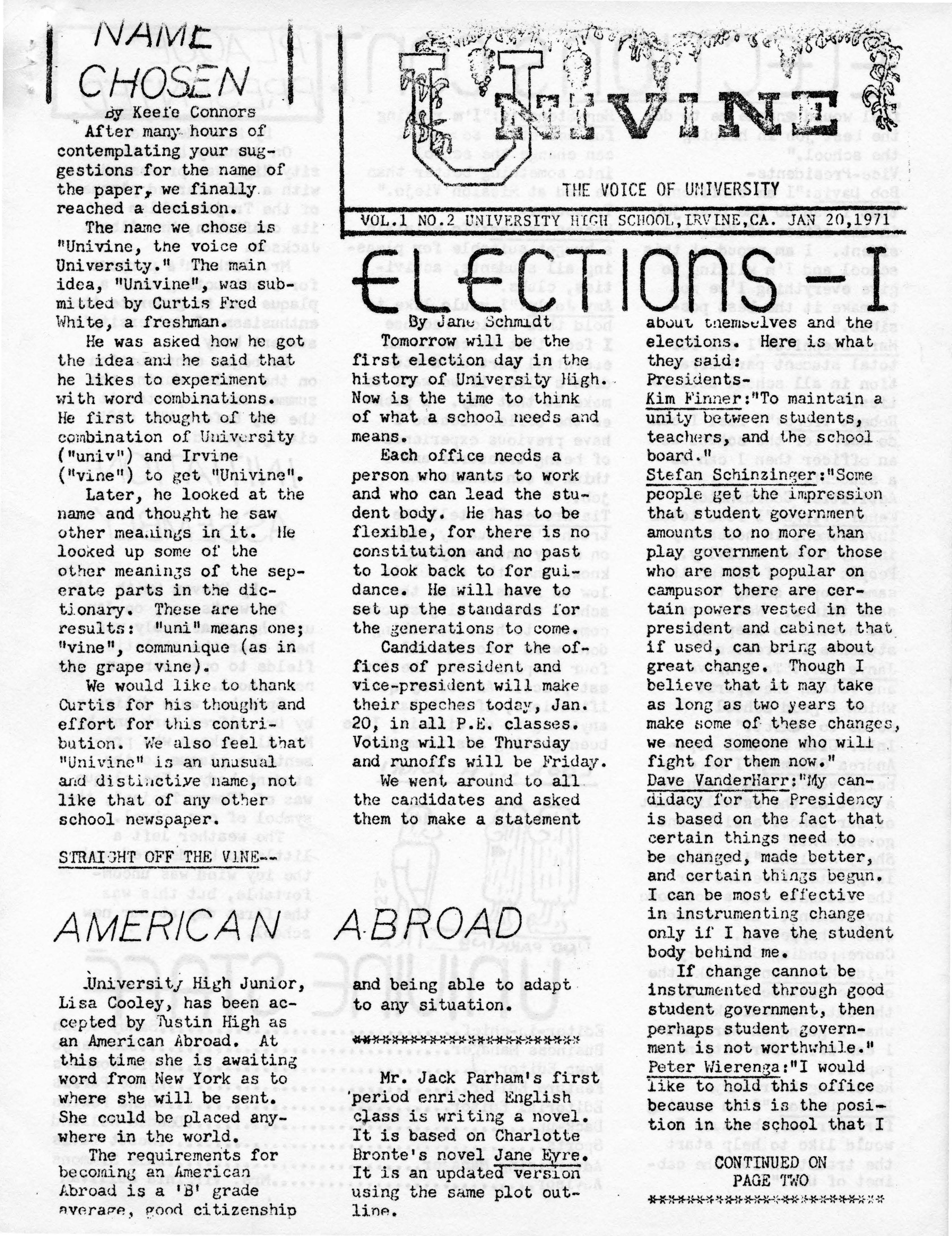 Mimeo newspaper